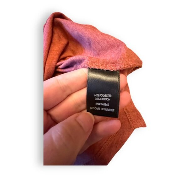 Women’s torrid 1 Orange Pink Everyday Signature Jersey Crew Neck Tee 14 16 1X - Picture 8 of 9